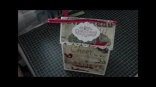 Altered Christmas gift bag - Christmas Project DIY #2