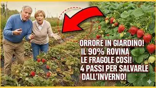 IL 90% DEI GIARDINIERI ROVINA IL RACCOLTO DELLE FRAGOLE PER QUESTO ERRORE FATALE!