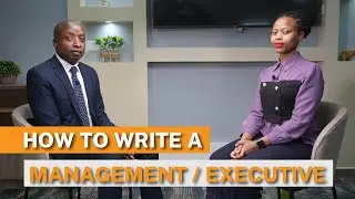 How to Write A Management  | Executive CV