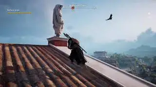 AC Origins: Dumbass Bayek fails to jump into the pool
