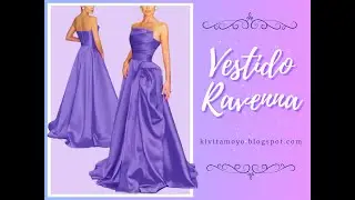 VESTIDO RAVENNA - Drapeado con pestaña