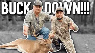 Rattling ACTION and Dad SHOOTS a Buck! | 2025 Georgia Deer Season