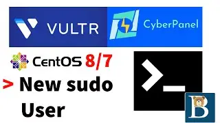 #4 Create new sudo user centos 8 - Cyberpanel Tutorial