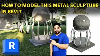 How to model this metal sculpture in Revit