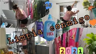 limpia conmigo / motivación para lavar y limpiar. casa Infonavit.
