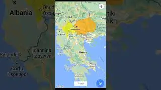 Kosovo Vs North Macedonia land area size comparison #shorts #geography #map