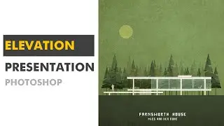 ELEVATION PRESENTATION ARCHITECTURE / Farnsworth House