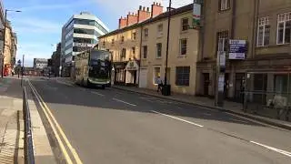 Stagecoach Yorkshire 12166 heads towards Pinstone Street working an 52 Service to Woodhouse