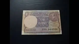 Price - 5,000 1 bundle ,One Rupee Rear Note Signed by Montek Singh Ahluwalia