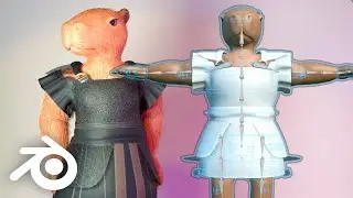 Capybara Character Model Showcase - Blender3D