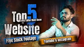 Top 5 Free Stock Footage Websites 🔥 | YouTube & Reels Editors Must Know