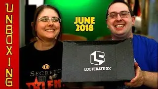 UNBOXING! Loot Crate DX June 2018 - COLOSSAL -  Jurassic Park, Marvel