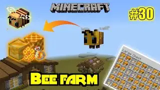 I Made Automatic Honey Farm In Minecraft Pe 1.19+ || MINECRAFT GAMEPLAY #30