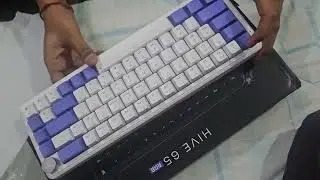 Unboxing and review of the cheapest mechanical Hive 65 RGB Gaming keyboard