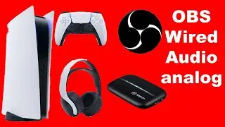Захват звука с гарнитуры PS5 на OBS с помощью Elgato, метода аналогового (проводного) контроллера #ps5 #obs