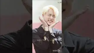 jin in blonde hair...#aesthetic #bts