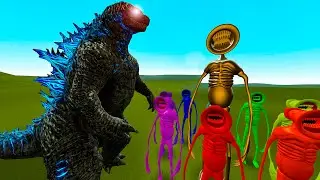 TEAM RAINBOW GREAT MOTHER MEGAPHONES VS GODZILLA!!!