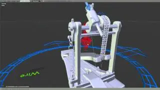 3d Rigged bass drum pedal (Blender)