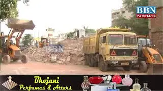 GHMC Demolition At Shahali Banda Beside Pista House | Hyderabad | BBN NEWS