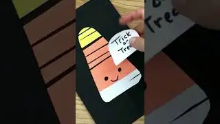 Easy Candy Corn Craft in 20 Seconds!!