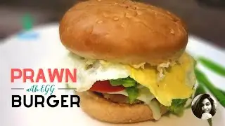 Ultimate Homemade Prawn Burger Recipe! The Best Ever Shrimp Burger I've ever cooked | Prawn Recipes