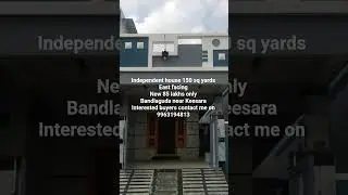 Independent house for sale 150 sq yards Bandlaguda Keesara #independenthouse #realestate #keesara