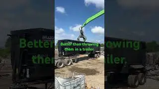 Material Handler putting in work