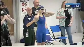 CAA Swimming and Diving Championships 2023 200 yard Backstroke