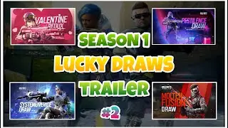COD MOBILE SEASON 1- 2021 ALL LUCKY DRAWAS TRAILER | MOLTEM FUSION & VALENTINE REDUX CALL OF DUTY.