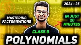 🎯 Score High: Polynomials Factorization Tips & Tricks! 🏆| Class 9 Maths Polynomials