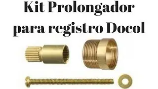 Prolongador para registro Docol / como instalar o acabamento com registro muito enterrado na parede