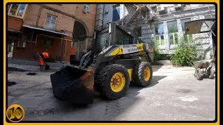 New Holland L180 возвращение с объекта