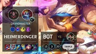 Heimerdinger Bot vs Miss Fortune - EUW Grandmaster Patch 10.24
