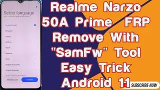 Realme Narzo 50A Prime|Android 11|Frp Remove With 