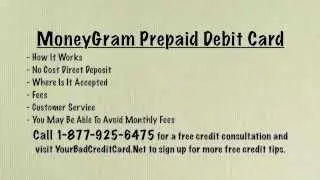 MoneyGram Prepaid Debit Card - Review