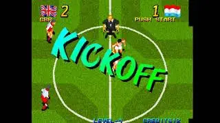 Pleasure Goal / Futsal 5 on 5 mini soccer. Arcade Game (1996) Gameplay - 1st Game.