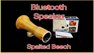 Woodturning  - Rockler Bluetooth Speaker in Spalted Beech