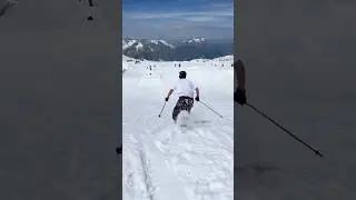 Summer skiing 🧊😍