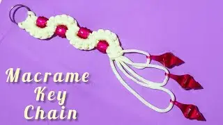 #macrame key holder#macrame key chain simple design#मैक्रम से key 🔐 चैन कैसे बनाएं?#easy diy pattern