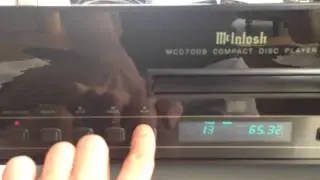 McIntosh MCD7009 after drive revision and drive-belt replacement