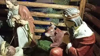 Przygotowanie szopki bożonarodzeniowej