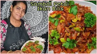 SAMBAL PETAI IKAN BILIS/PETAI NETHILI SAMBAL/COOK WITH ROSE/MALAYSIAN FAVOURITE DISH
