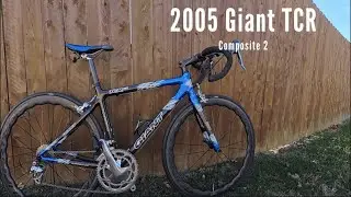2005 Giant TCR Composite 2, Shimano Ultregra, Superteam Carbon Wheels #gianttcr