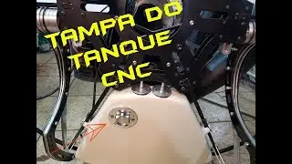 usinagem da tampa do tanque paramotor RD135z, fusion 360