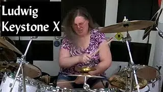 Ludwig Keystone X double bass kit - first video