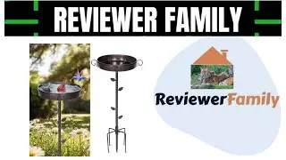 35 in Metal Bird Bath for Outside,12 in Dia Bowl with Upgraded 5-Pronged Base