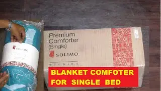 SOLIMO COMFORTER  BLANKET SINGLE BED  AMAZON BRAND  in  HINDI
