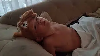 DION IS NET ZIJN MAMMA, SLAPEN MET EEN SLAAPMASKER😆🤌