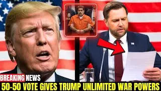 50&ndash;50 SENATE VOTE HANDS TRUMP UNCHECKED WAR POWERS &mdash; JD VANCE BREAKS TIE, CONGRESS SIDELINED