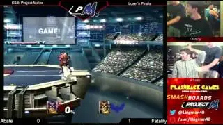 [SSBT4 PM Singles Loser's Finals] Abate(Mewtwo) vs Fatality(Falcon)